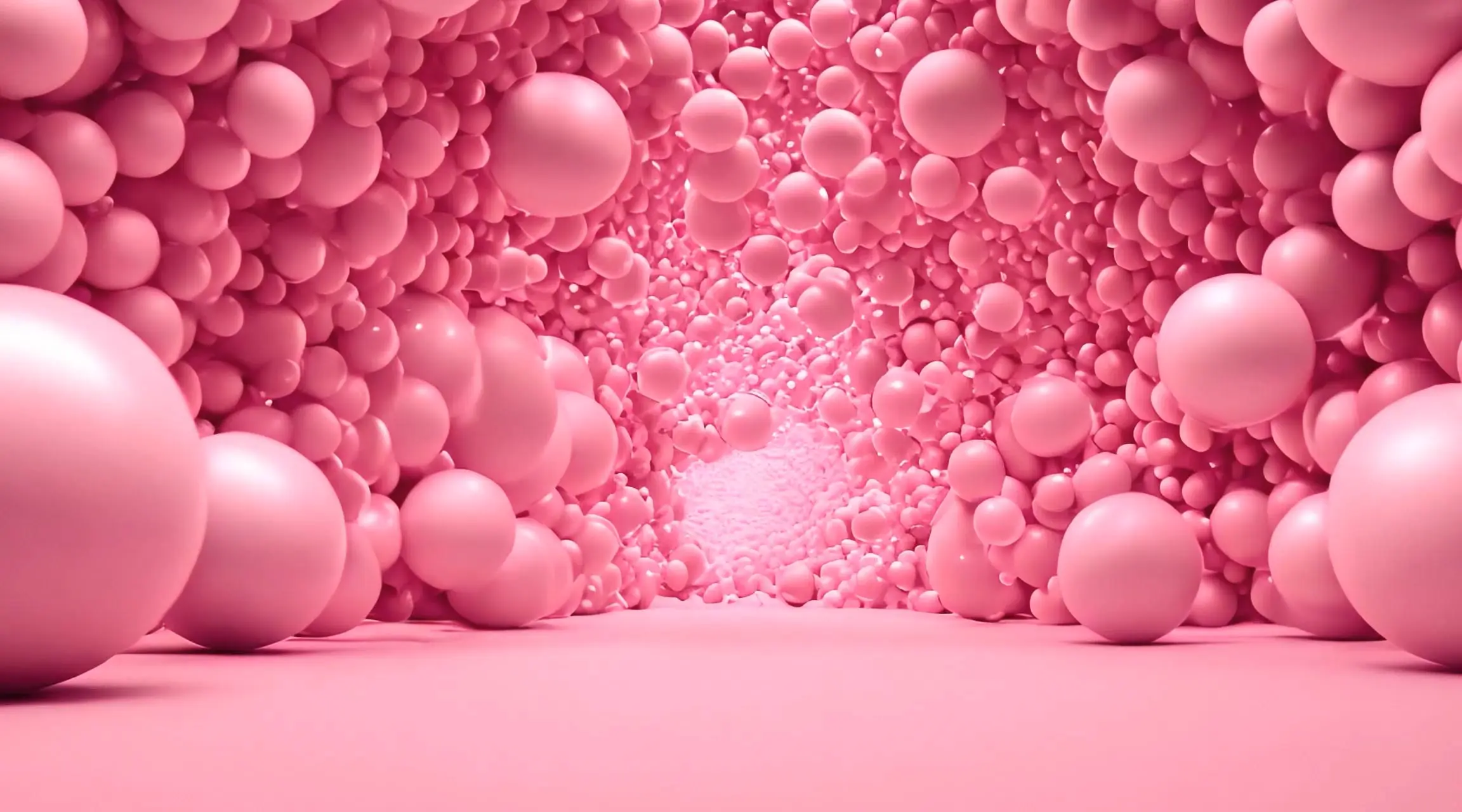 Pink Sphere Dreamscape Gentle Motion Backdrop